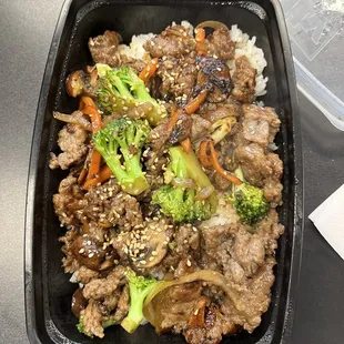 Bulgogi rice bowl