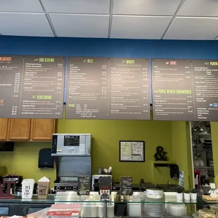 Menu, there is also coffee available