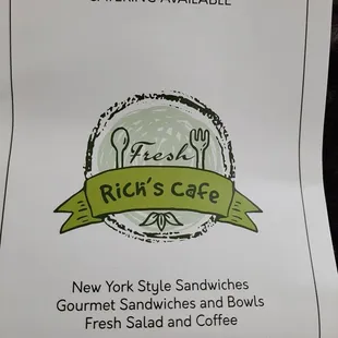 Rich&apos;s Cafe owned by Sunny and Bob for 2 years. Great folks!