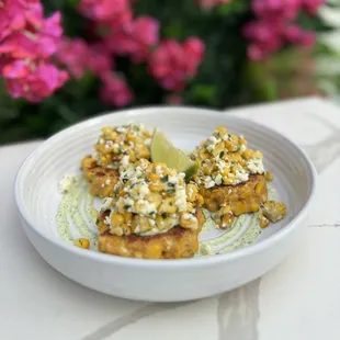 Mexican Elote Street Corn Fritters