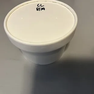 This is the schmear of cream cheese. Went with plain. Good but wish it was a larger tub for the $