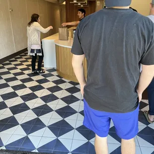 Pick up area on the left if you order ahead