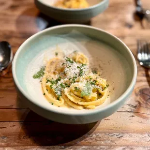 Tonnarelli, Sea Urchin Cacio E Pepe, Idiazabal