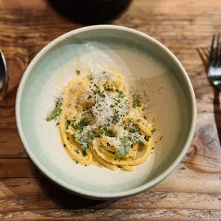 Tonnarelli, Sea Urchin Cacio E Pepe, Idiazabal