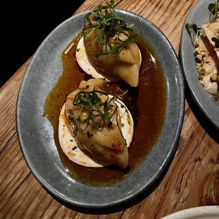 Goulash Dumpling, Caramelized Onion, Paprika Dinner Bites