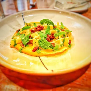 Grilled Honeynut Squash, Brown Butter, Chimichurri