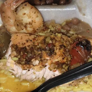 I am impressed.this food was not only fresh but flavorful and delicious.I would definitely be going back..! Had to stop and make review.