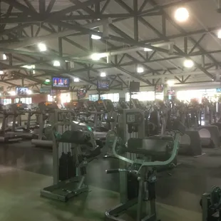 Fitness center. Plenty of cardio, free weights, and machines.