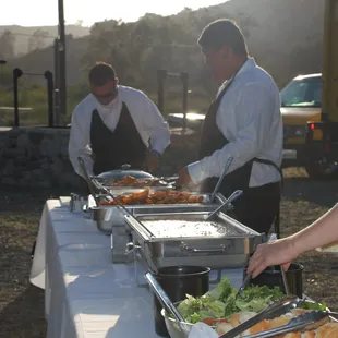 Buffet for one of our many weddings!!!