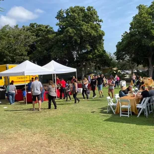 Brought their own set up and staff.