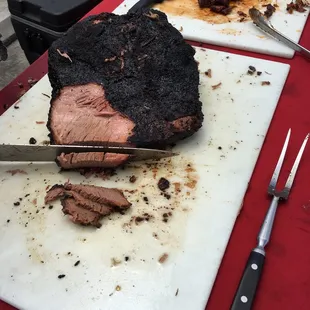 Delicious brisket - so tender too!
