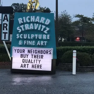 Outside signage