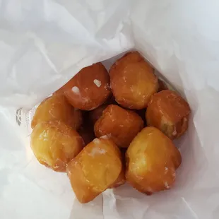 A dozen doughnut holes