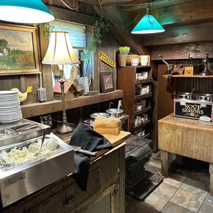 Desert, Soup and homemade bread