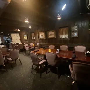 One of the dining areas