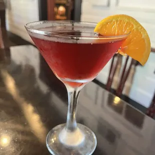 Pomegranate martini