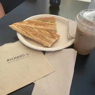 Pressed Cuban and iced vienna