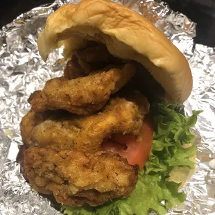 Fried Oyster Sandwich