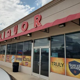 the outside of the store