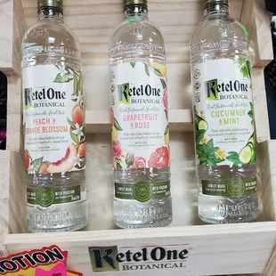 three bottles of ketelone
