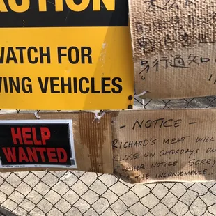 Signs signs signs please read *6/16/22