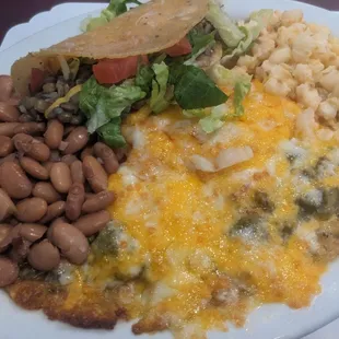 Vegetarian combination plate
