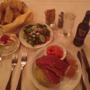 Corned Beef and cabbage dinner!! $21.95