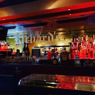 Bar area waiting to be seated