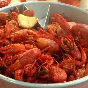 Five pounds of the best crawfish I have ever had !!!