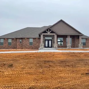 the front of the home