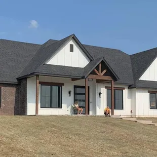 the front of the home