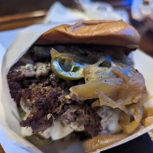 Double Jalapeno Burger