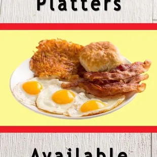Breakfast served all day, everyday