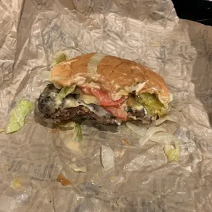 Awesome cheeseburger