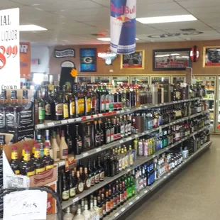 Full Service Liquor store and beer depot.  Also specializing in great wines.  Owned locally by two brothers.