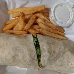 Crispy Chicken Bacon Ranch Wrap