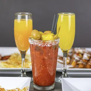 Bloody Mary, Screw Driver &amp; Mimosa