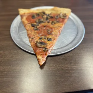 Pepperoni and mushroom