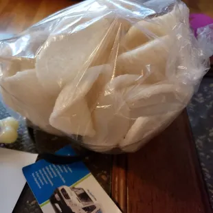 Shrimp chips that came with out meal
