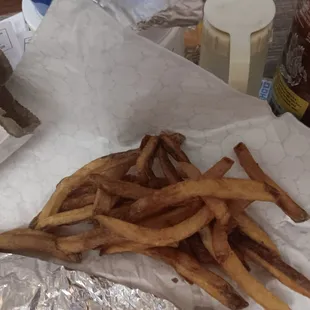 Extra Crispy Fries - lightly salted and perfect!