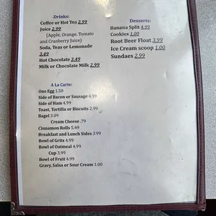 Drinks