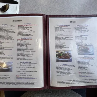 Full menu