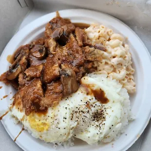 Boneless pork loco moco