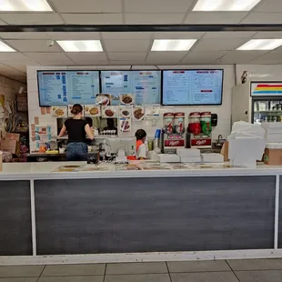 Order, pay, and pick up here