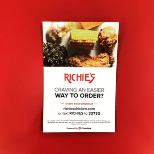 Tired of waiting in line?? Well we are now on CHOW NOW and DOOR DASH! So ordering our delicious chicken is easier!