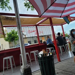 Outdoor seating
