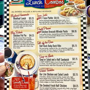 Lunch Menu