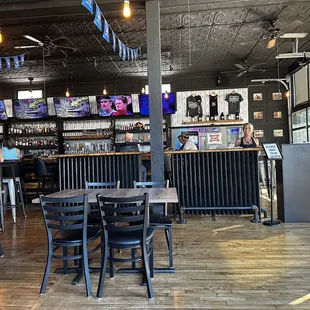 Inside the restaurant with oh so friendly hostess Kimmy.