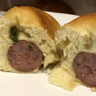 Sausage Link Kolache, small but only $1.35