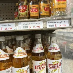 Ginseng drinks